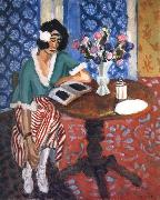 Reading desk woman Henri Matisse